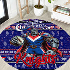 Knights Rugby Xmas Round Carpet Australia NRL Mascot