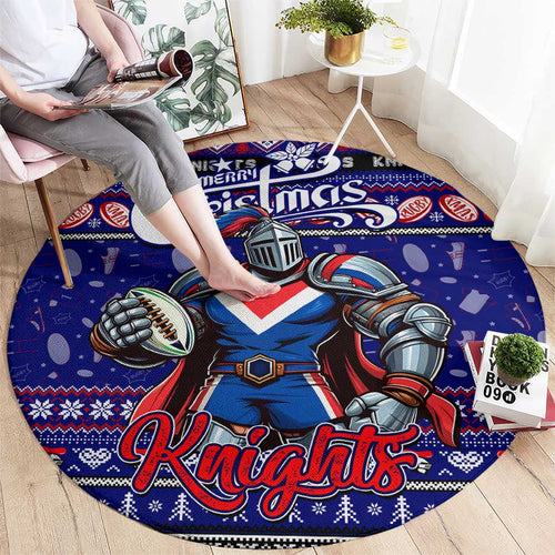 Knights Rugby Xmas Round Carpet Australia NRL Mascot
