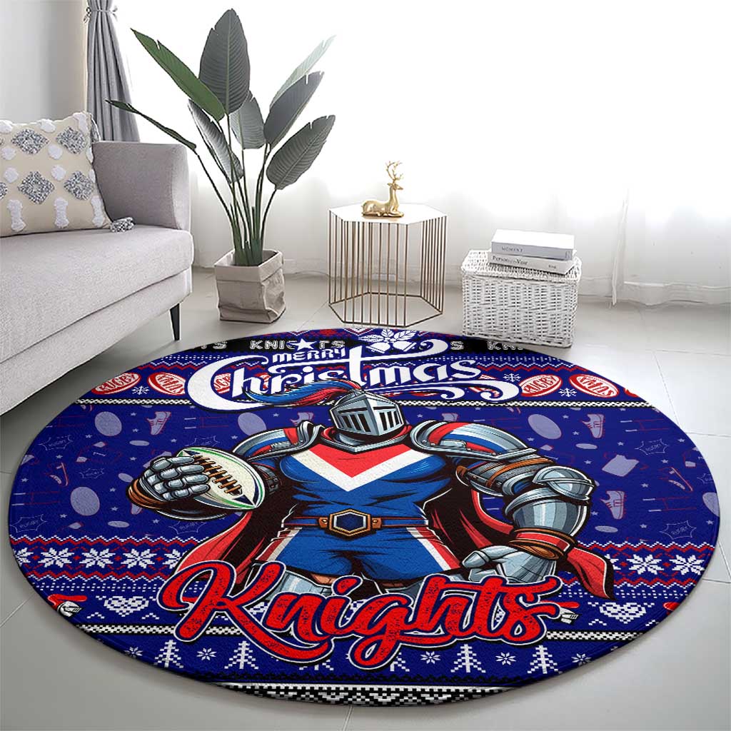 Knights Rugby Xmas Round Carpet Australia NRL Mascot