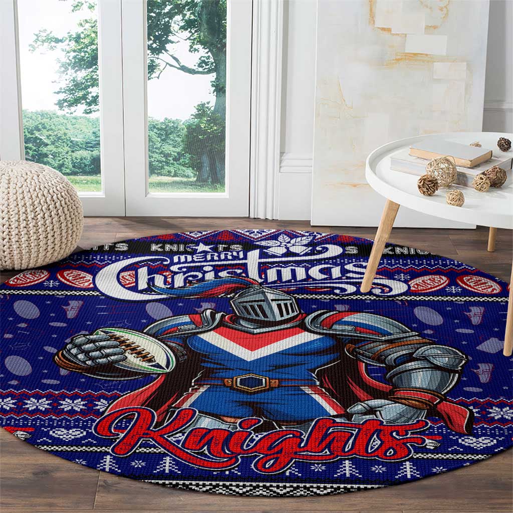 Knights Rugby Xmas Round Carpet Australia NRL Mascot