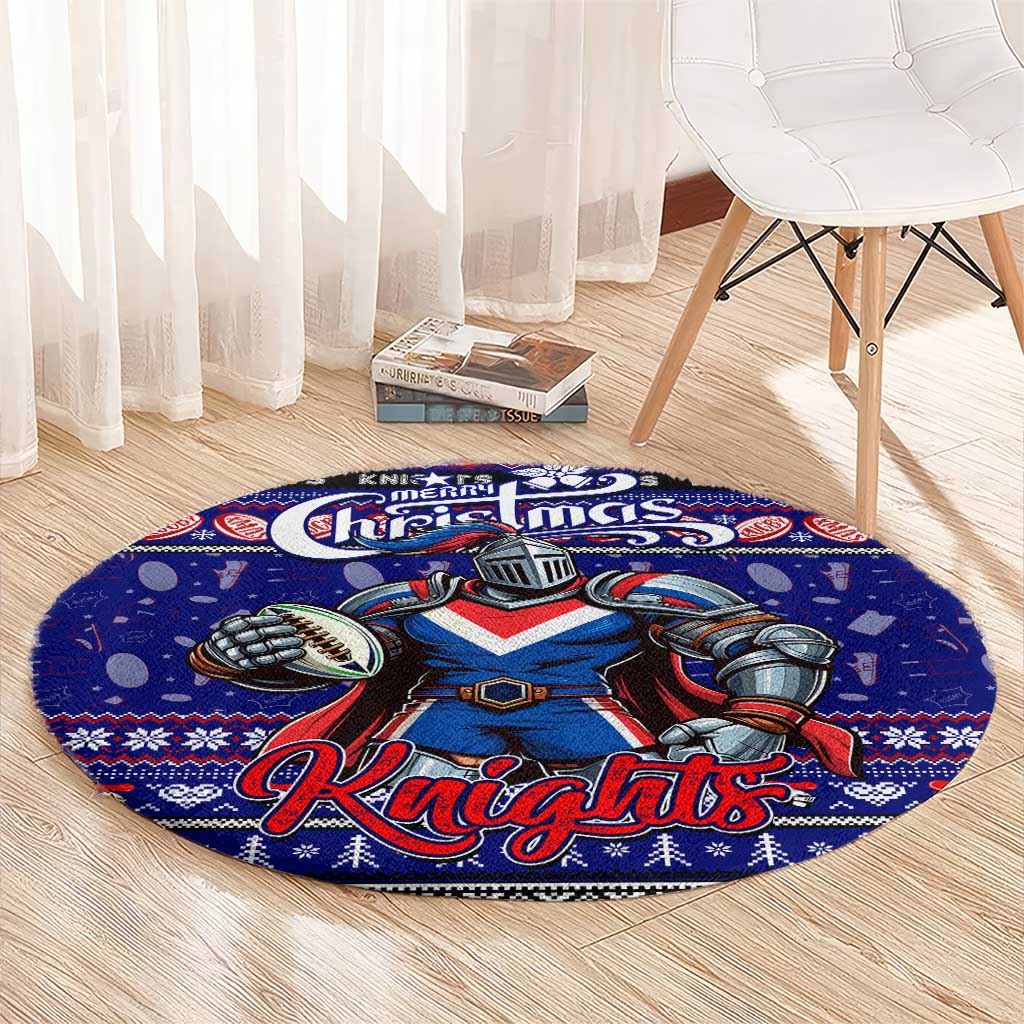 Knights Rugby Xmas Round Carpet Australia NRL Mascot