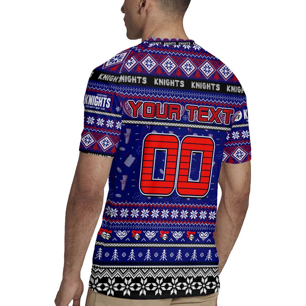 Personalized Knights Rugby Xmas Rugby Jersey Australia NRL Mascot