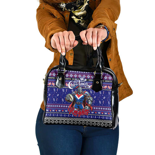 Knights Rugby Xmas Shoulder Handbag Australia NRL Mascot
