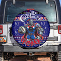 Knights Rugby Xmas Spare Tire Cover Australia NRL Mascot