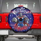 Knights Rugby Xmas Spare Tire Cover Australia NRL Mascot