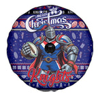 Knights Rugby Xmas Spare Tire Cover Australia NRL Mascot