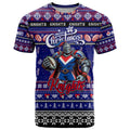Personalized Knights Rugby Xmas T Shirt Australia NRL Mascot