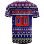 Personalized Knights Rugby Xmas T Shirt Australia NRL Mascot