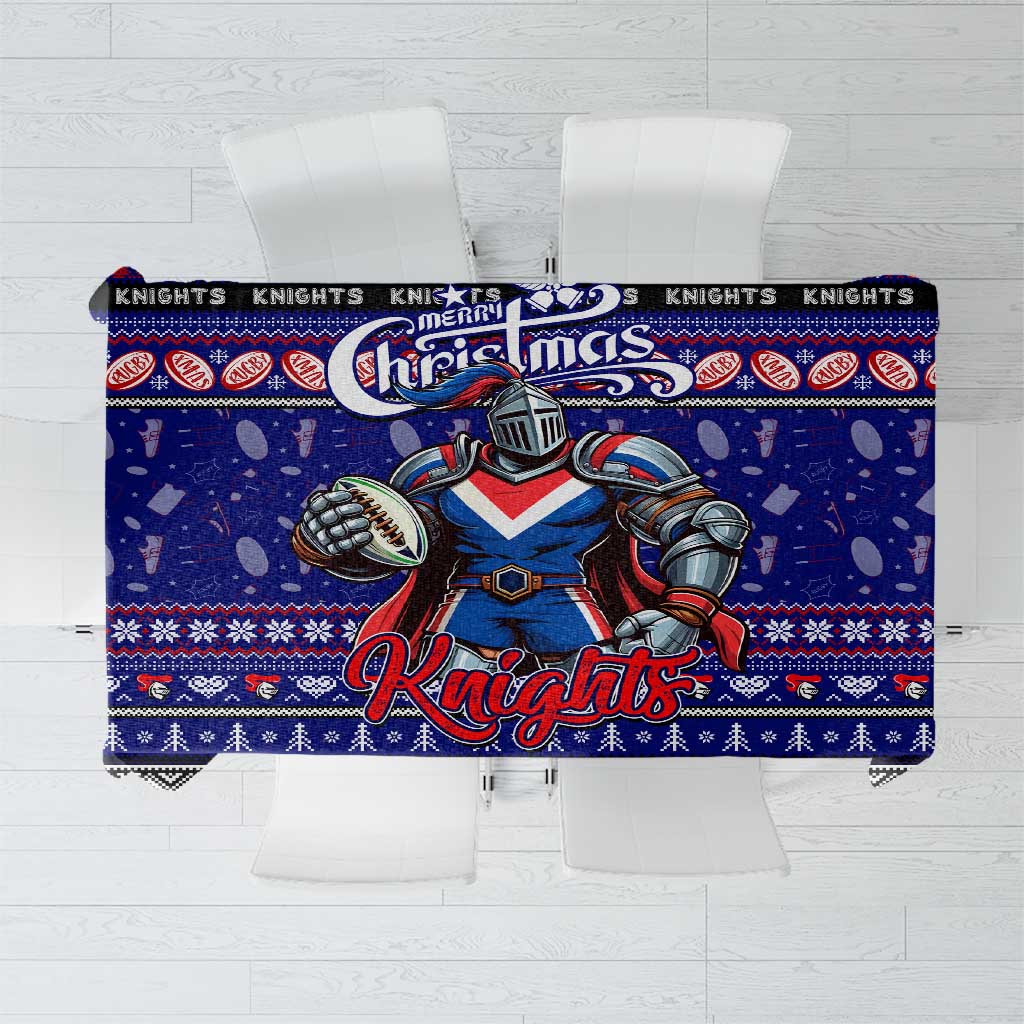 Knights Rugby Xmas Tablecloth Australia NRL Mascot