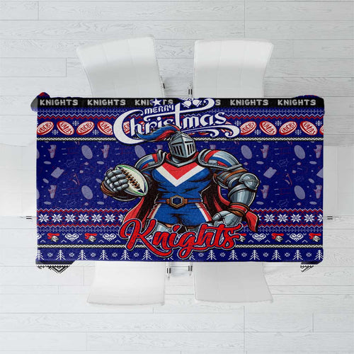 Knights Rugby Xmas Tablecloth Australia NRL Mascot