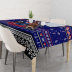 Knights Rugby Xmas Tablecloth Australia NRL Mascot