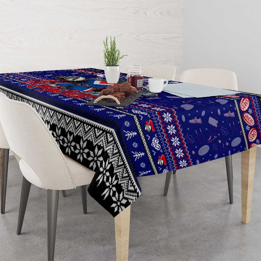 Knights Rugby Xmas Tablecloth Australia NRL Mascot