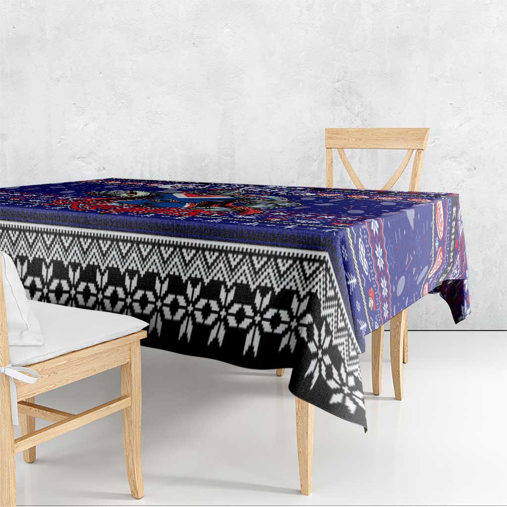 Knights Rugby Xmas Tablecloth Australia NRL Mascot