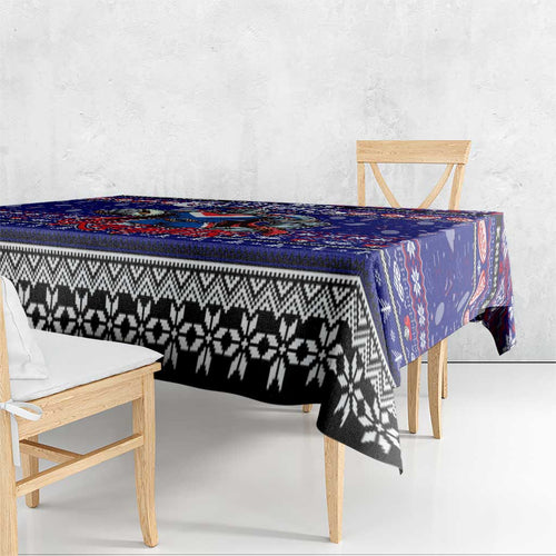 Knights Rugby Xmas Tablecloth Australia NRL Mascot