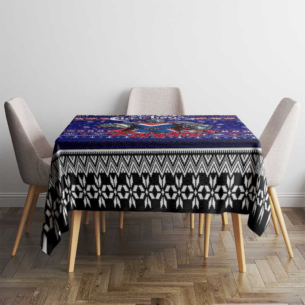 Knights Rugby Xmas Tablecloth Australia NRL Mascot