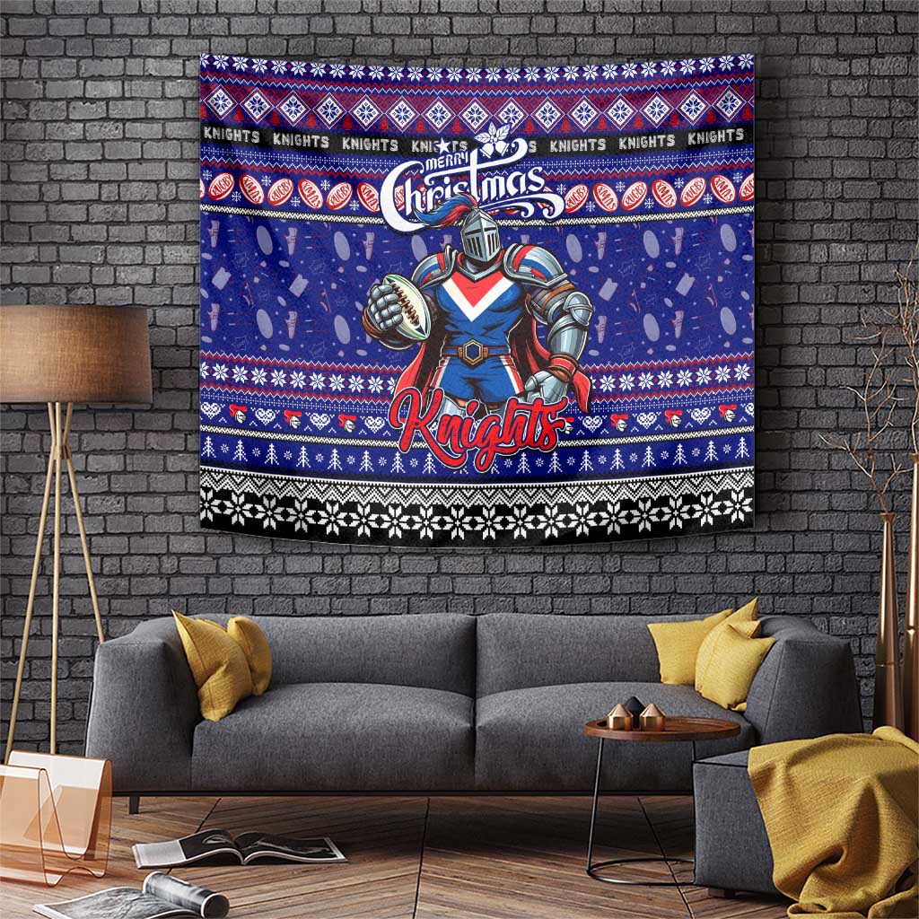 Knights Rugby Xmas Tapestry Australia NRL Mascot