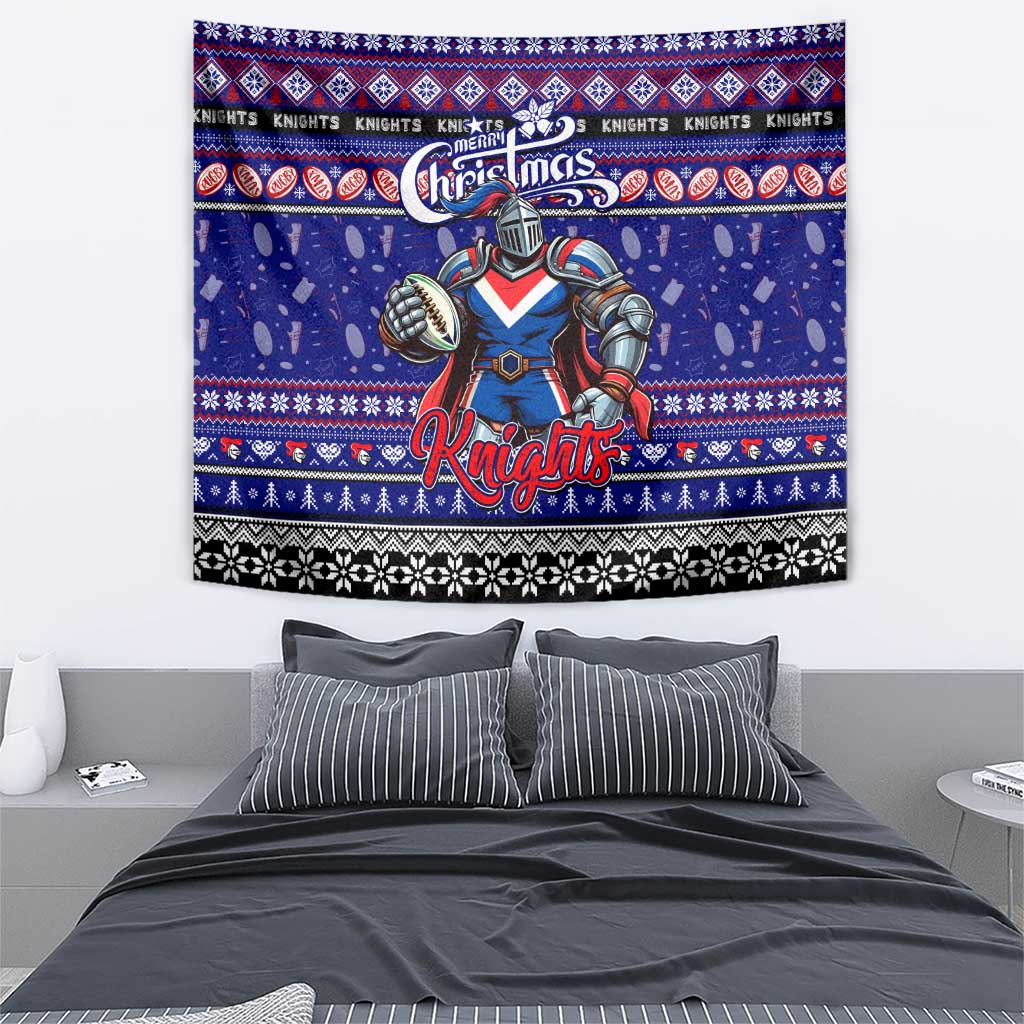 Knights Rugby Xmas Tapestry Australia NRL Mascot