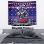 Knights Rugby Xmas Tapestry Australia NRL Mascot