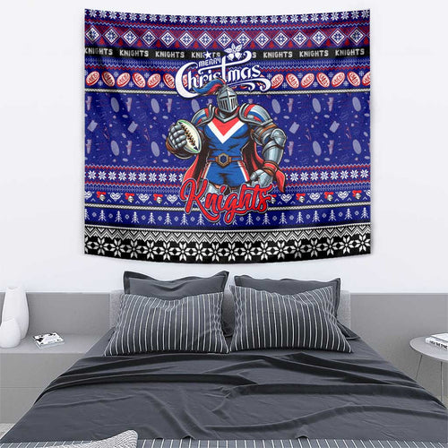 Knights Rugby Xmas Tapestry Australia NRL Mascot