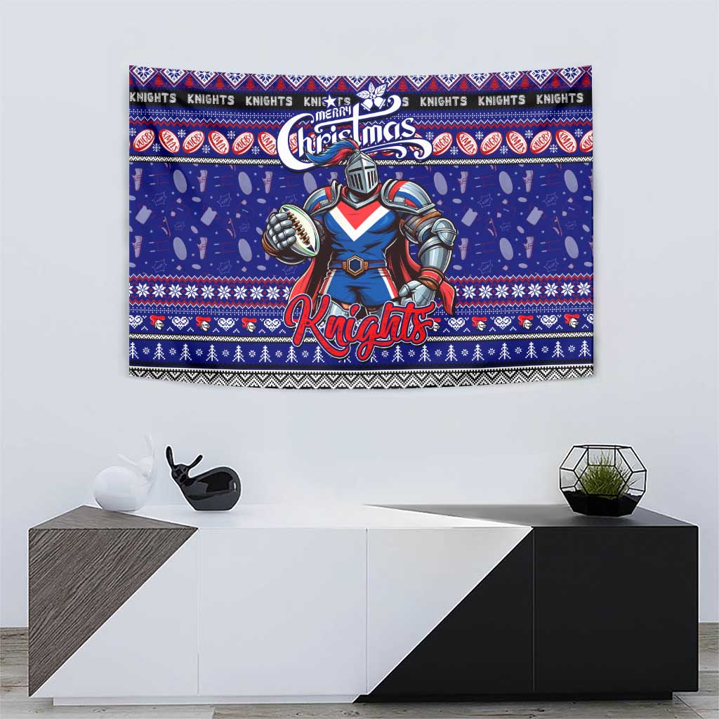 Knights Rugby Xmas Tapestry Australia NRL Mascot