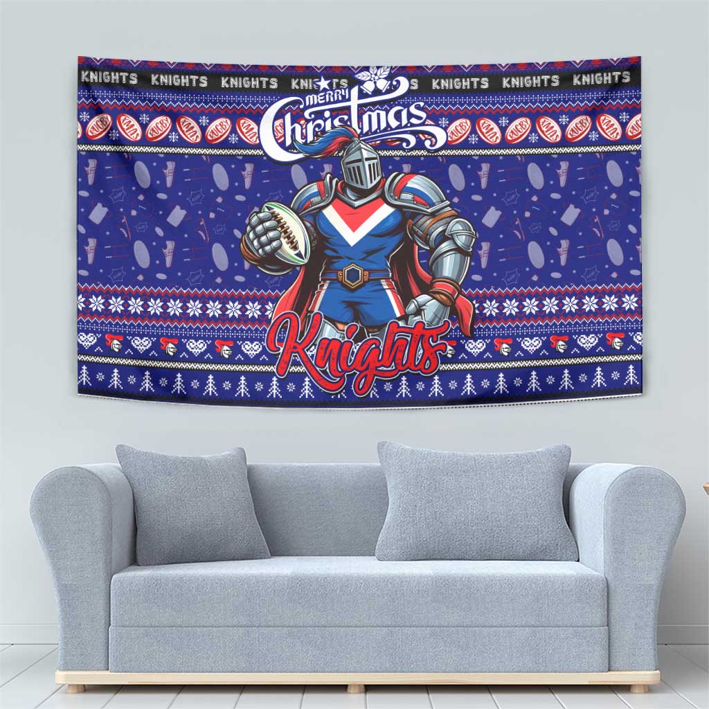 Knights Rugby Xmas Tapestry Australia NRL Mascot
