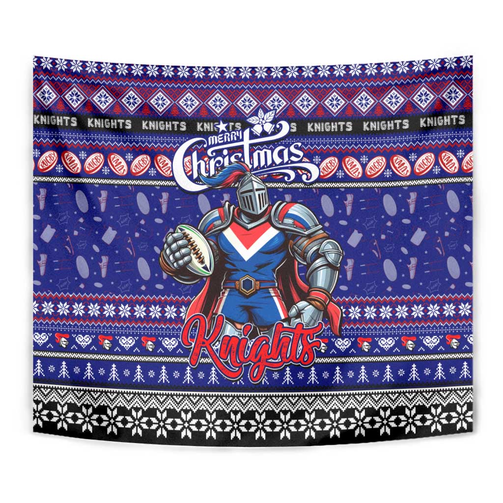 Knights Rugby Xmas Tapestry Australia NRL Mascot