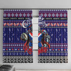 Knights Rugby Xmas Window Curtain Australia NRL Mascot