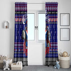 Knights Rugby Xmas Window Curtain Australia NRL Mascot