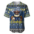 Personalized Cowboys Rugby Xmas Baseball Jersey Australia NRL Mascot