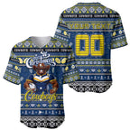 Personalized Cowboys Rugby Xmas Baseball Jersey Australia NRL Mascot