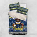 Cowboys Rugby Xmas Bedding Set Australia NRL Mascot