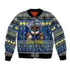 Personalized Cowboys Rugby Xmas Bomber Jacket Australia NRL Mascot