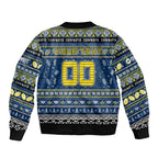 Personalized Cowboys Rugby Xmas Bomber Jacket Australia NRL Mascot