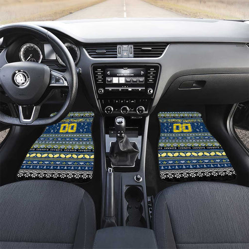 Cowboys Rugby Xmas Car Mats Australia NRL Mascot