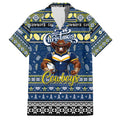 Personalized Cowboys Rugby Xmas Hawaiian Shirt Australia NRL Mascot
