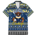 Personalized Cowboys Rugby Xmas Hawaiian Shirt Australia NRL Mascot