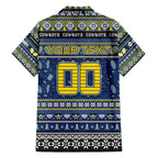 Personalized Cowboys Rugby Xmas Hawaiian Shirt Australia NRL Mascot