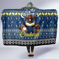 Cowboys Rugby Xmas Hooded Blanket Australia NRL Mascot