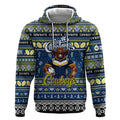 Personalized Cowboys Rugby Xmas Hoodie Australia NRL Mascot