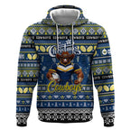 Personalized Cowboys Rugby Xmas Hoodie Australia NRL Mascot