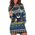 Personalized Cowboys Rugby Xmas Hoodie Dress Australia NRL Mascot