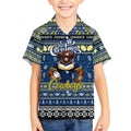 Personalized Cowboys Rugby Xmas Kid Hawaiian Shirt Australia NRL Mascot