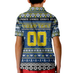 Personalized Cowboys Rugby Xmas Kid Polo Shirt Australia NRL Mascot