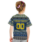 Personalized Cowboys Rugby Xmas Kid T Shirt Australia NRL Mascot