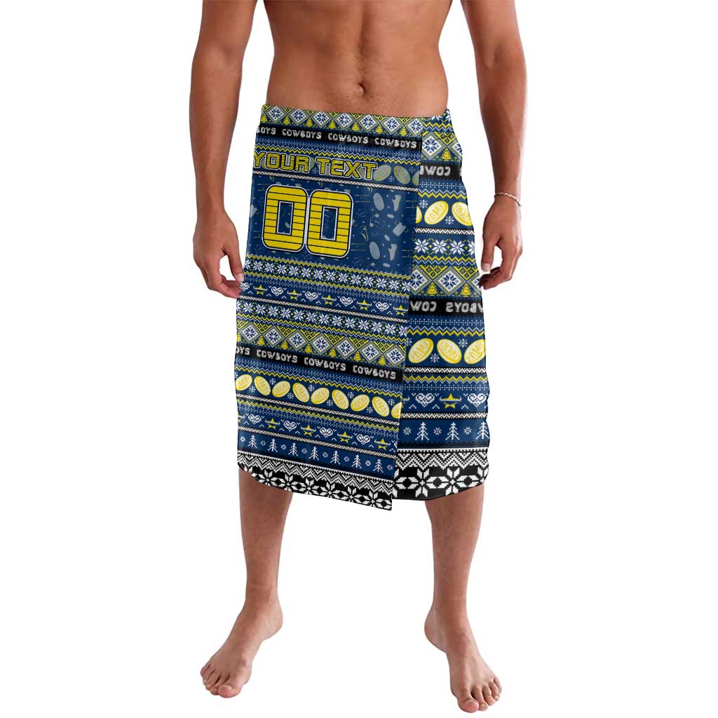 Personalized Cowboys Rugby Xmas Lavalava Australia NRL Mascot