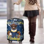 Cowboys Rugby Xmas Luggage Cover Australia NRL Mascot
