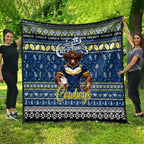 Cowboys Rugby Xmas Quilt Australia NRL Mascot