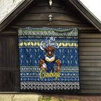 Cowboys Rugby Xmas Quilt Australia NRL Mascot