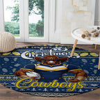 Cowboys Rugby Xmas Round Carpet Australia NRL Mascot