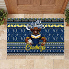 Cowboys Rugby Xmas Rubber Doormat Australia NRL Mascot